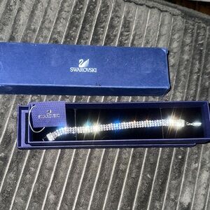 Swarovski Crystal 3 row Mesh Bracelet